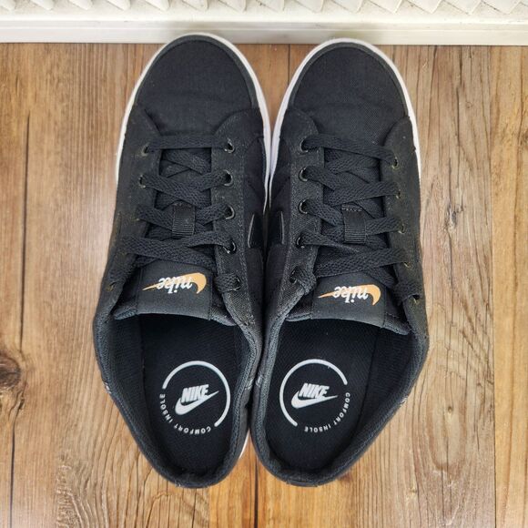 Nike Court Legacy Mule Womens Sz 7.5 Core Black Canvas Slip On Shoes DB3970-001 - Picture 5 of 9